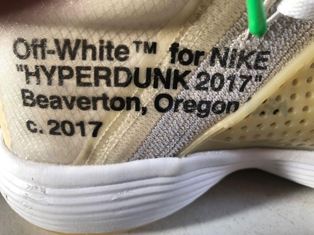 Off white top hyperdunk legit check