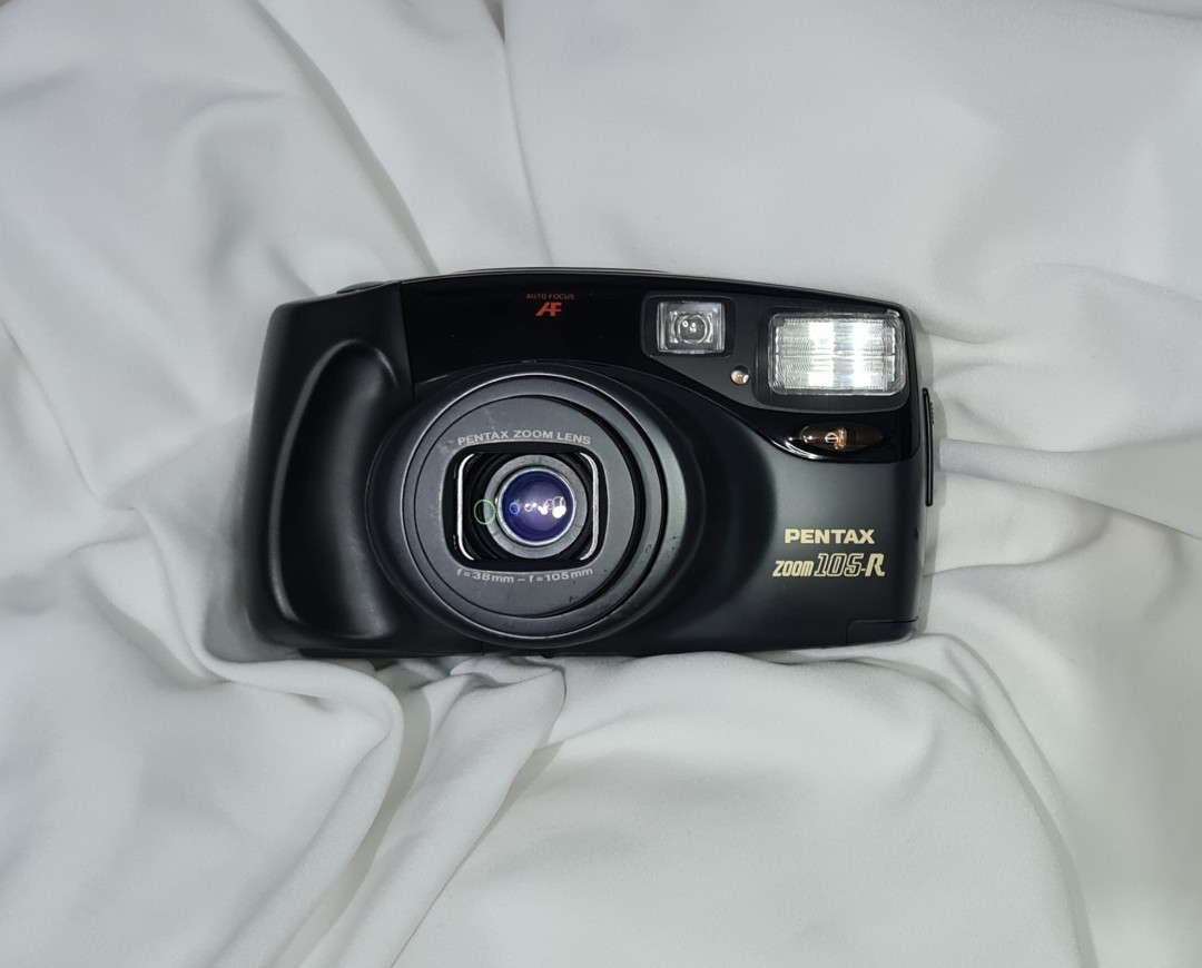 Pentax Zoom 105R film camera, Photography, Cameras on Carousell