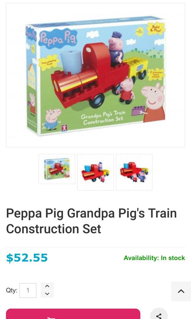 Buy 1 free 3 Peppa Pig construction set Hobbies Toys Toys Games on Carousell
