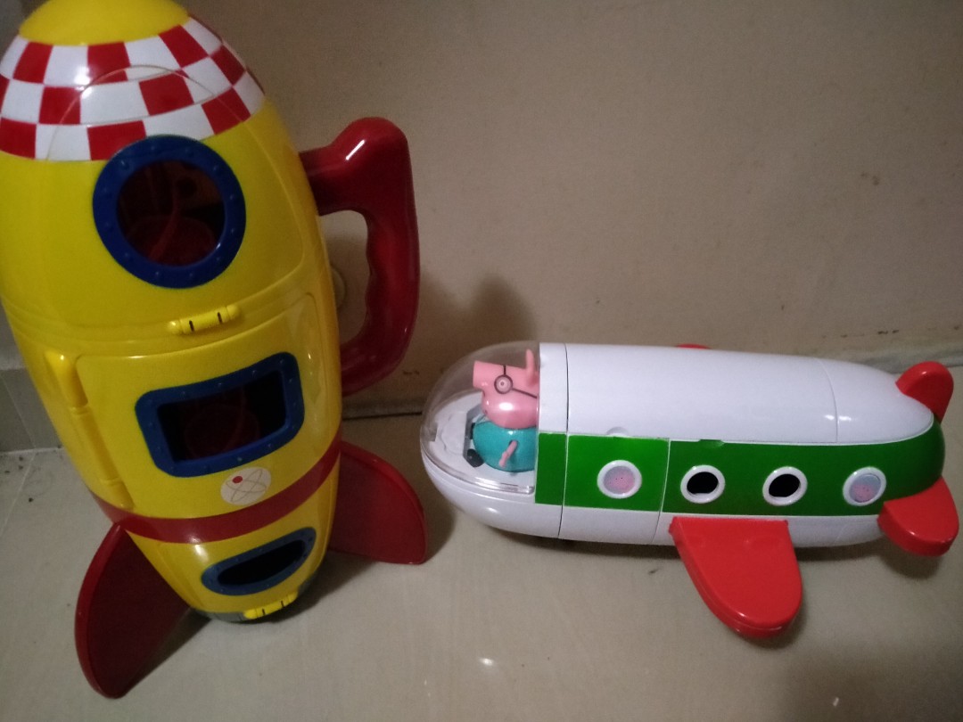 peppa-pig-rocket-and-plane-hobbies-toys-toys-games-on-carousell