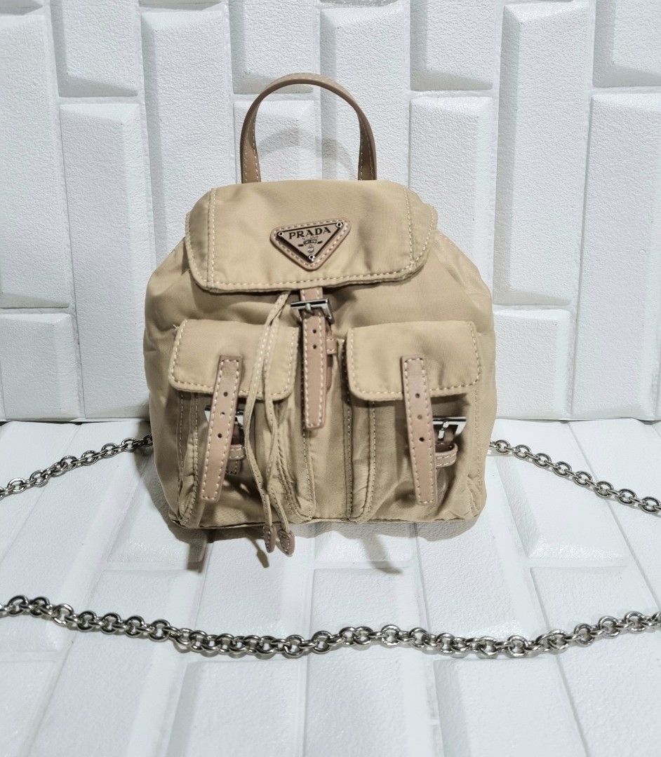 Prada mini backpack sling