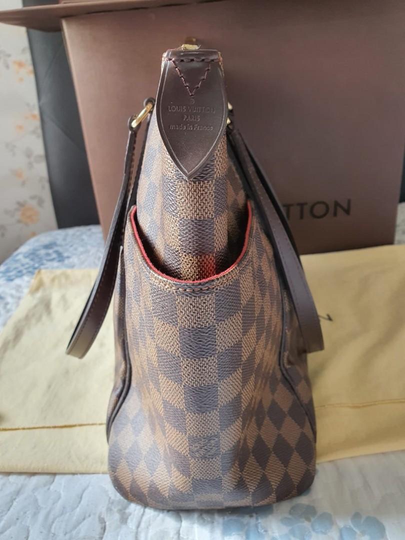 Authentic Louis Vuitton Damier Ebene Canvas Totally mm Shoulder Bag