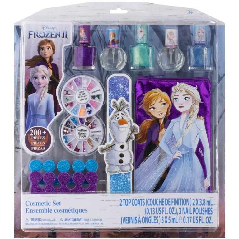 Disney Frozen Nail Kit Blue Polish Olaf Nail File Toe Separator  NEW 