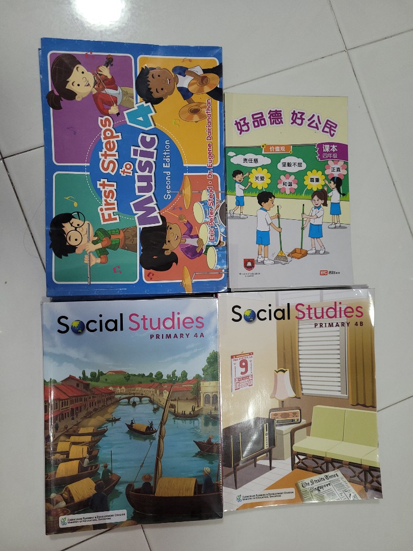 Primary 4 textbooks P4, Hobbies & Toys, Books & Magazines, Textbooks on ...