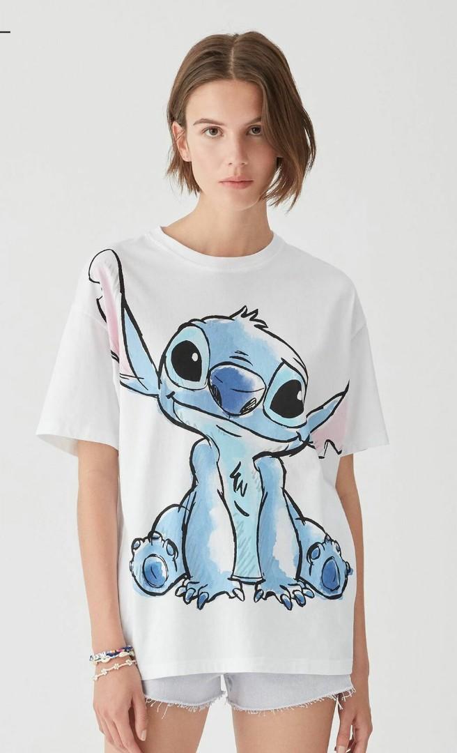 pull and bear stitch t shirt