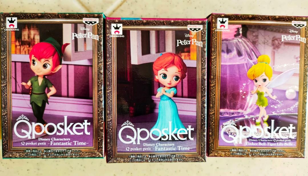 Q Posket Petit Original Peter Pan Wendy Tinkerbell Set Hobbies Toys Toys Games On Carousell