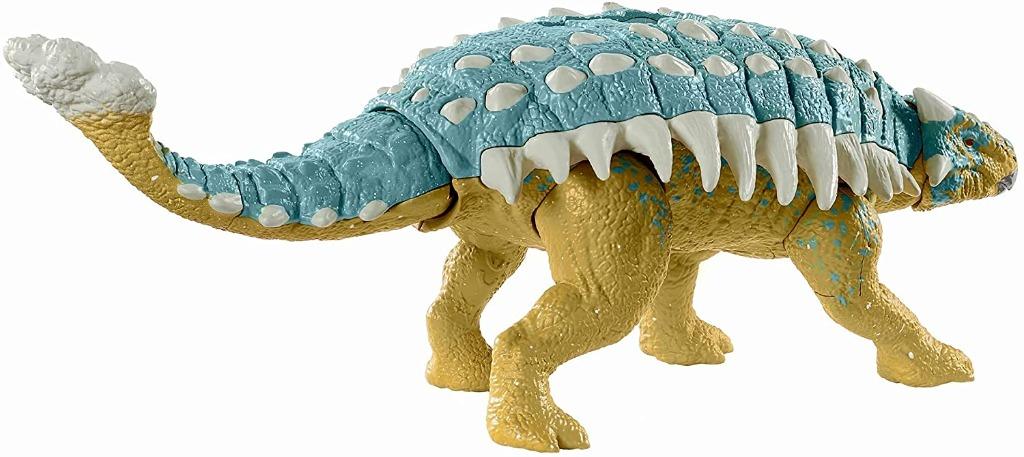 READY STOCK} Jurassic World Roar Attack Ankylosaurus Bumpy Camp