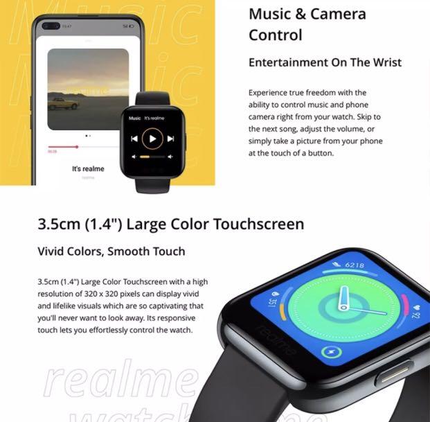 Realme fitness sales watch