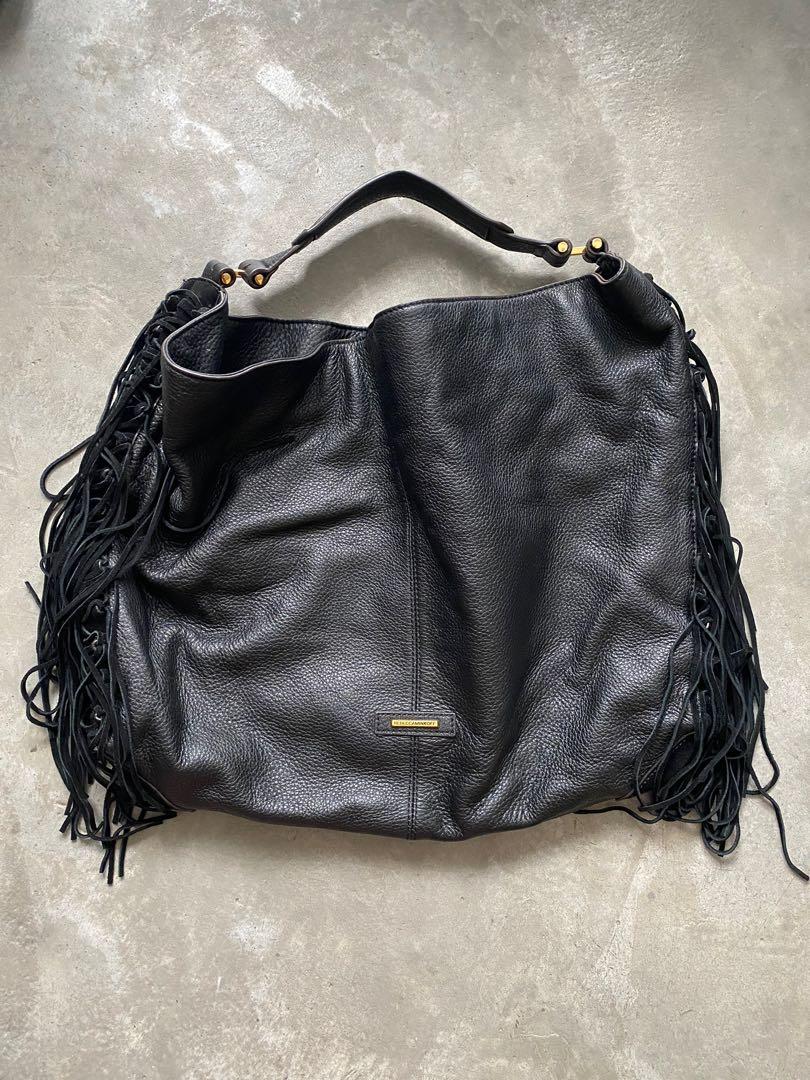 Fringed best sale hobo bag