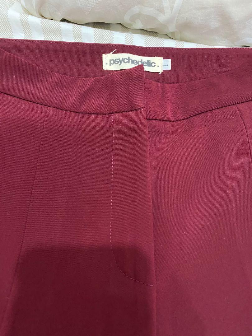 Red pants (Category: Other Bottoms) located in Kuala Lumpur. Submitted by suneetk (Listing ID 1127581663, Image 2). Description: Beautiful piece by Psychedelic in great condition. Bought for over RM100. Very good material. .