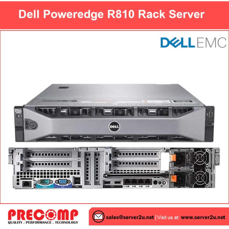 (Refurbished) Dell PowerEdge R810 Server (L7555.96GB) (R810), Computers ...