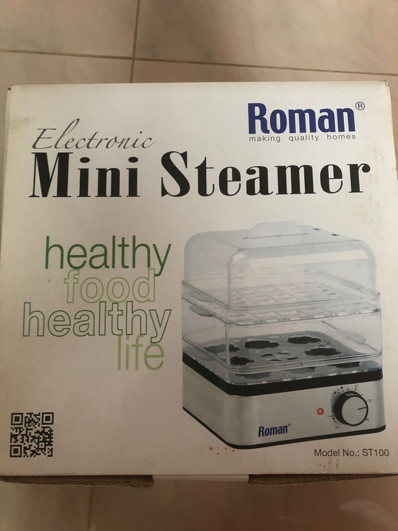 Roman Electronic Mini Steamer ST100, Furniture & Home Living