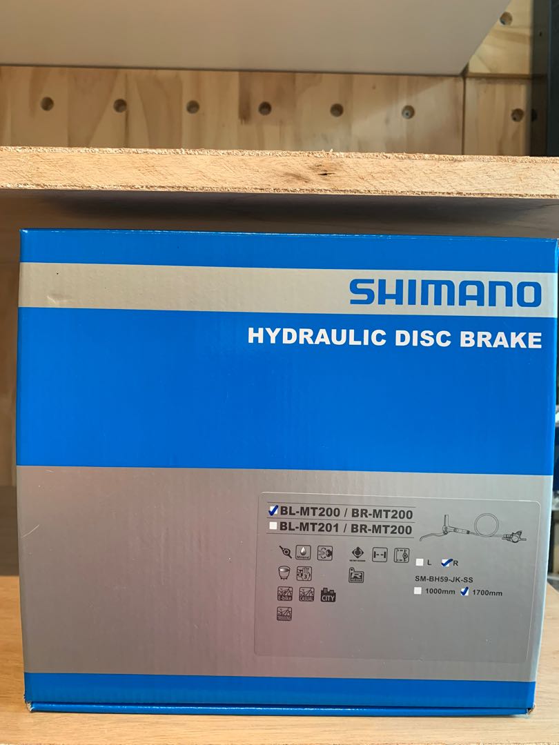 Shimano MT200 Hydraulic brakes for foldie and MTB, Sports Equipment