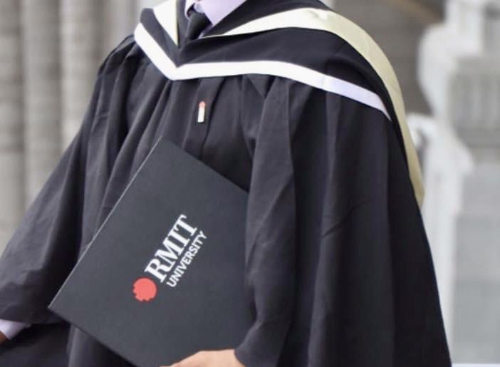 SIMRMIT Graduation Gown Bachelor of Construction Management, Women's