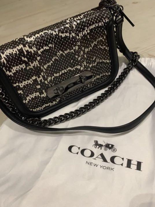 Snakeskin Coach Swagger 20 Luxury Bags Wallets on Carousell