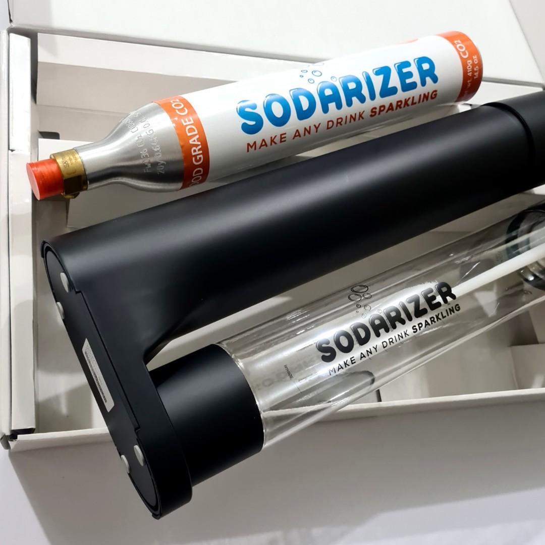 Sodarizer "SURGE" Soda Maker Kit includes a Refillable CO2 Canister, TV