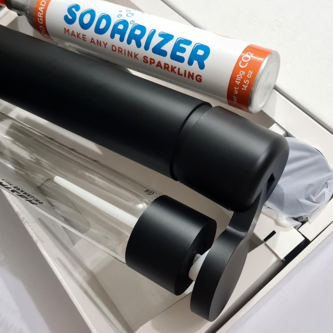 Sodarizer "SURGE" Soda Maker Kit includes a Refillable CO2 Canister, TV