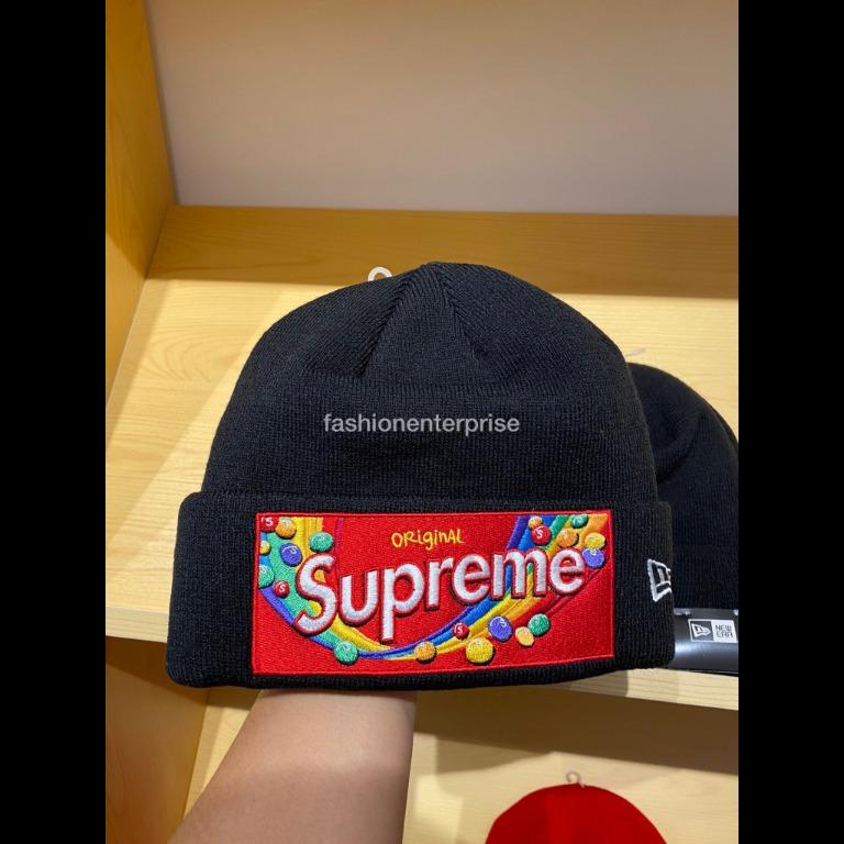 Supreme x New Era Skittles Beanie, brand new