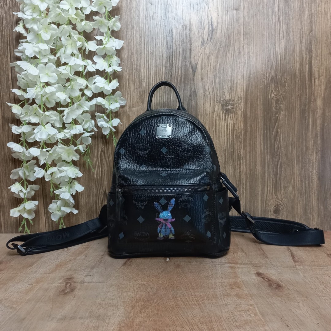 Mcm backpack Second Kulitnya tebel Cantik👌 Lengkap tag made in korea 950k