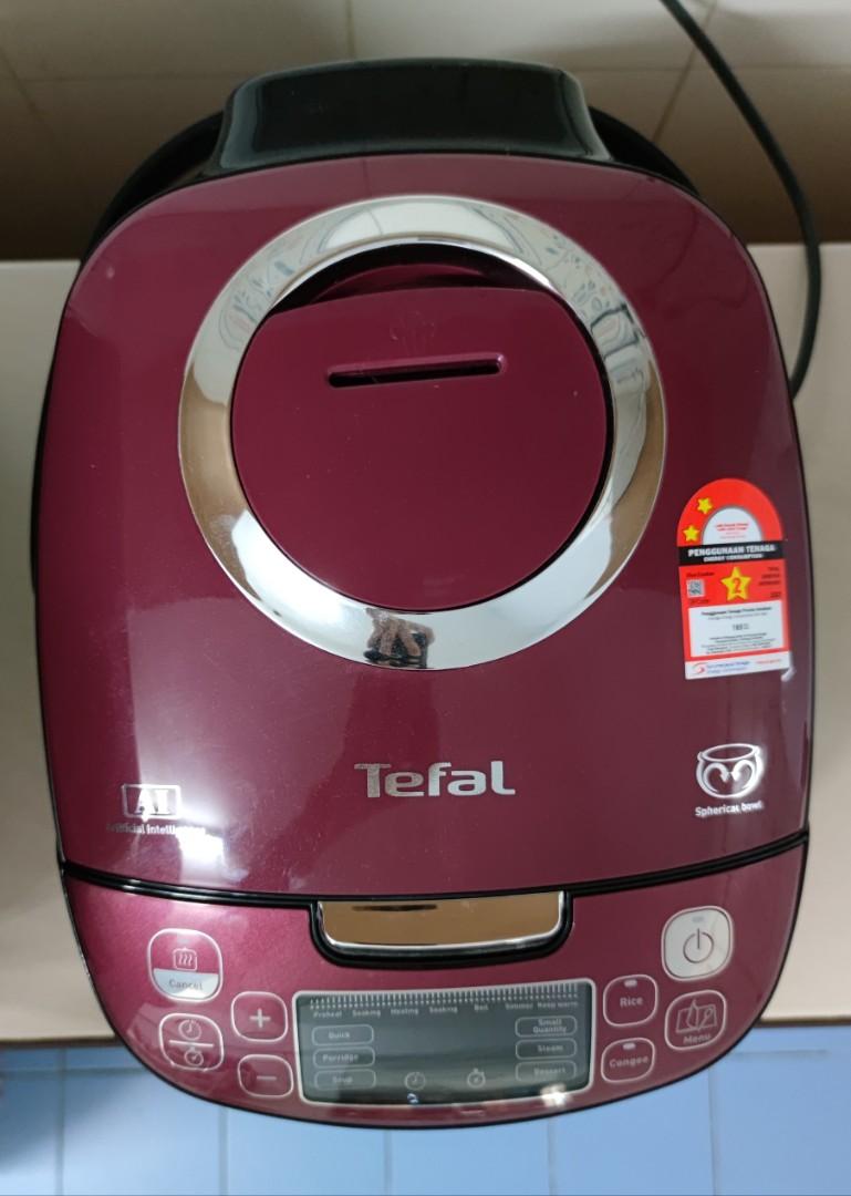 Tefal Rice Cooker Fuzzy Logic (1.5L) RK7405, TV & Home Appliances