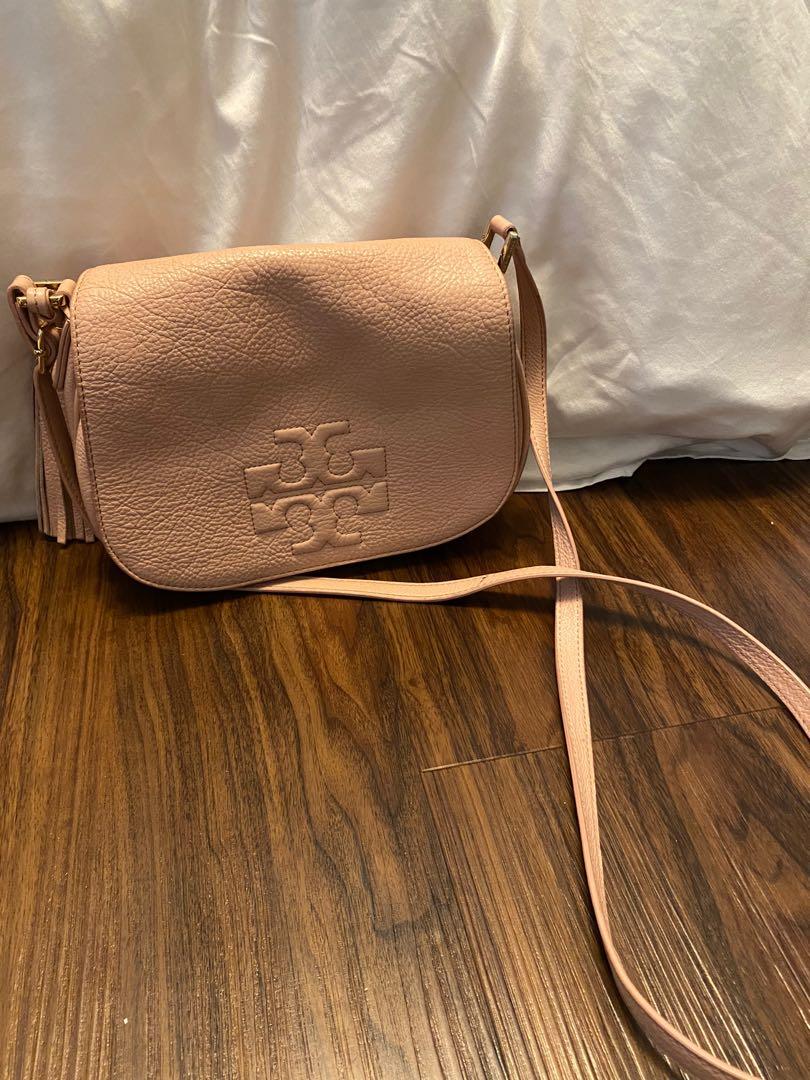 Tory Burch Crossbody TB Logo Round Bag Chain Paradise Pink : Amazon.in: Bags,  Wallets and Luggage