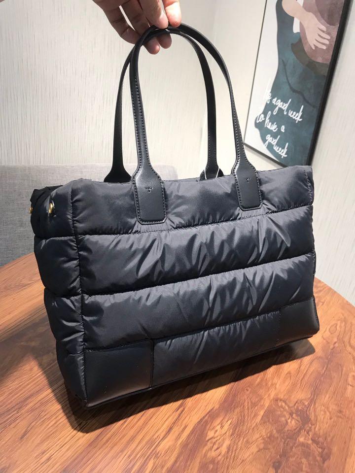Tory Burch Ella Puffer Tote Bag, Women's Fashion, Bags & Wallets