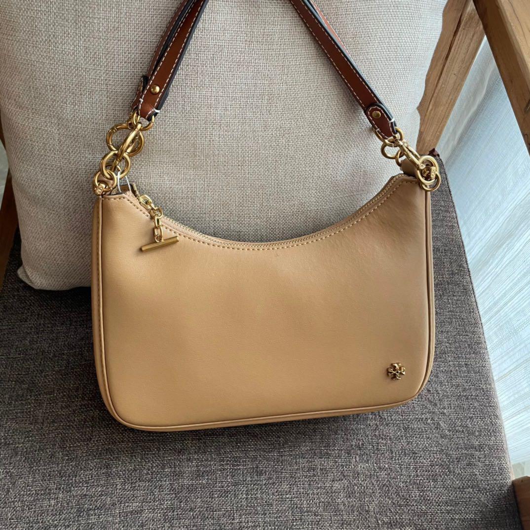 Tory Burch Mercer Crescent Bag tiramisu Brown shoulder bag, Women's  Fashion, Bags & Wallets, Purses & Pouches on Carousell