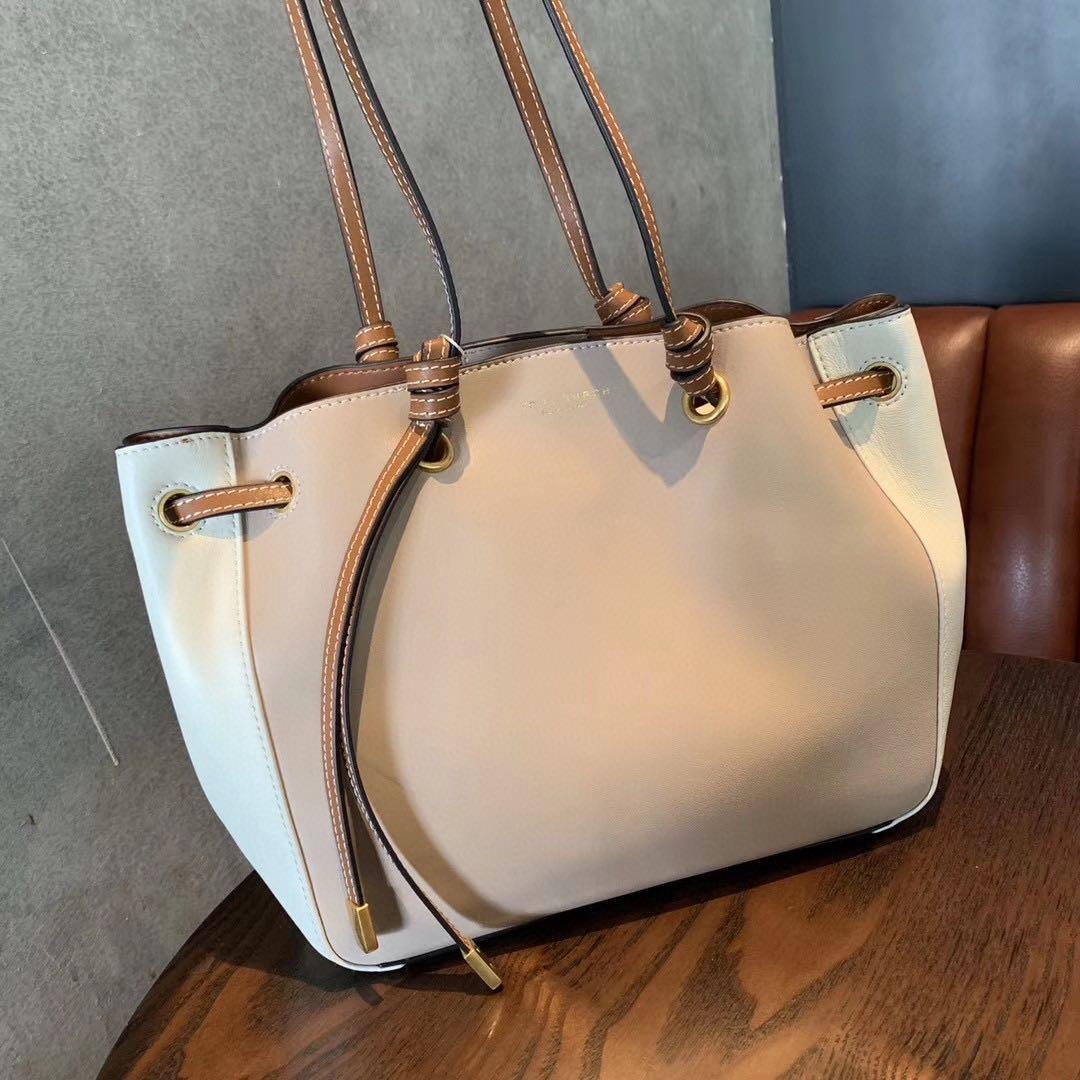 tory burch caroline leather tote
