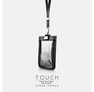 TOUCH頸掛式真皮手機套#禮物 