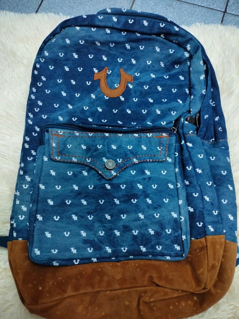 True religion hotsell backpack blue