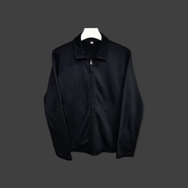 UNIQLO WOMEN S PLAIN BLACK TRACK JACKET Women s Fashion Coats