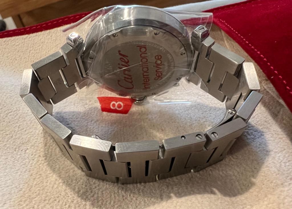 Unworn Cartier Pasha with full servicing and 2 year Cartier service warranty until 2023