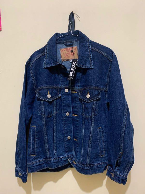 Vearst Trucker denim fuzz, Fesyen Pria 