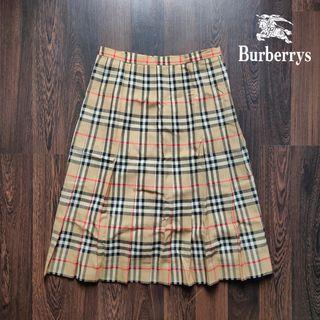 VINTAGE CLASSIC BURBERRYS NOVA PLAID | Box Pleated Skirt