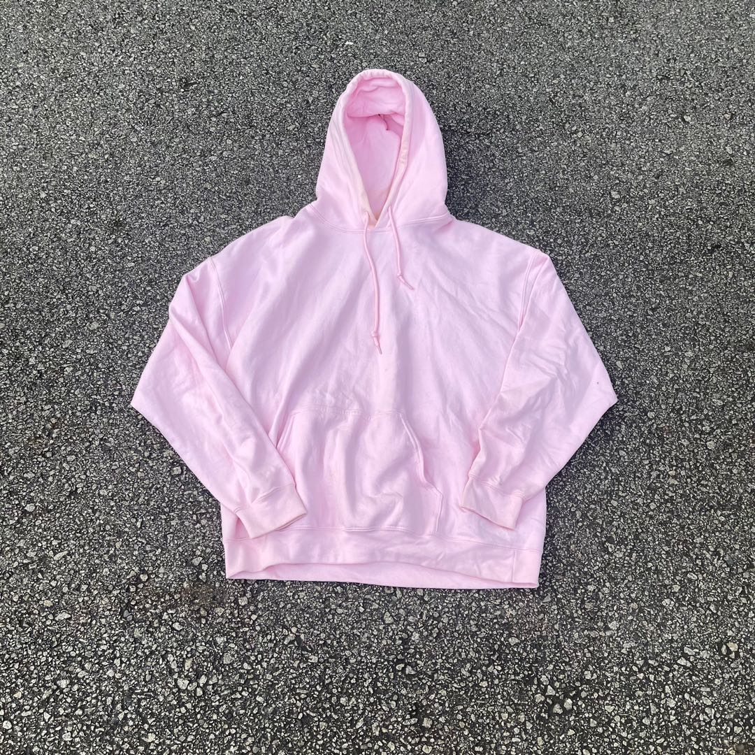 pink blank hoodie