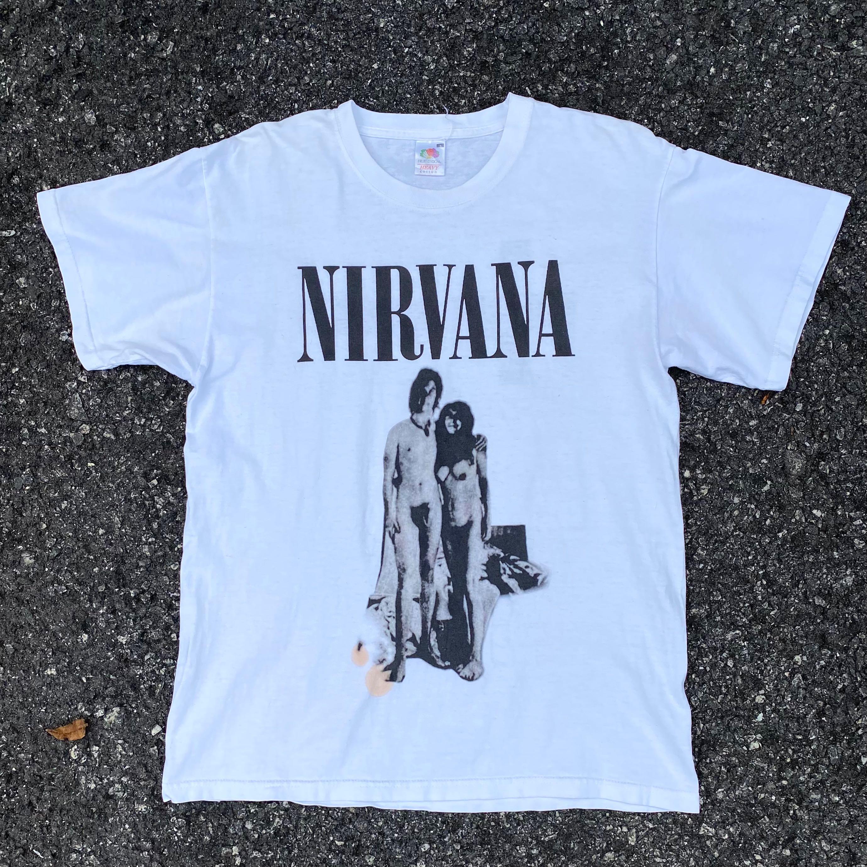 Vintage nirvana subpop tee vtg john lennon yoko ono band tshirt 
