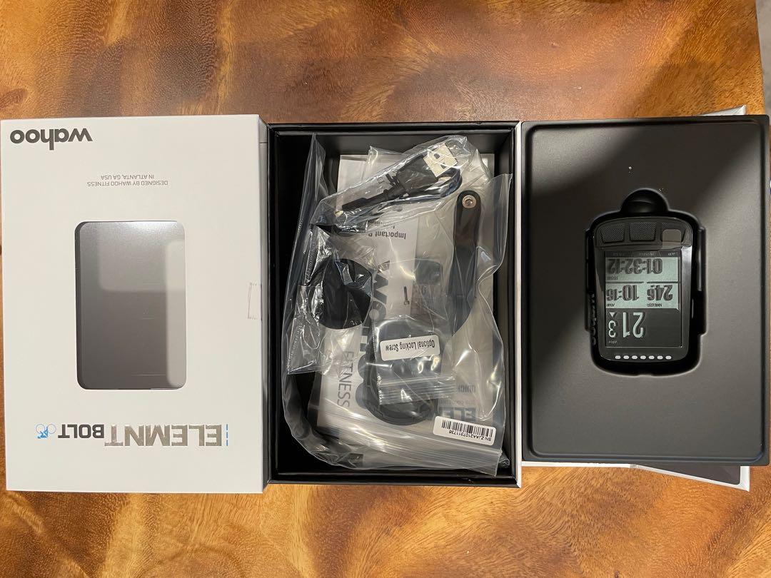 Wahoo elemnt bolt 2019 stealth Sports Equipment Bicycles Parts Parts Accessories on Carousell