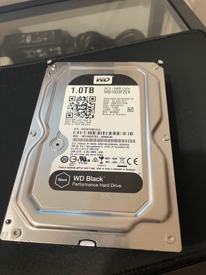 Wd Black 1tb 3 5 Hard Disk Electronics Computer Parts Accessories On Carousell