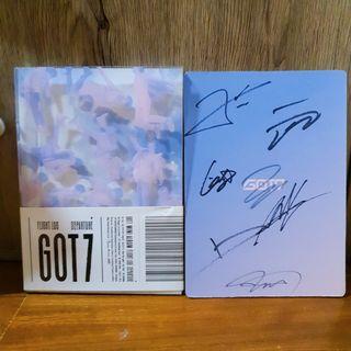 SIGNED GOT7 Albums Flight Log Departure by different MEMBERS 