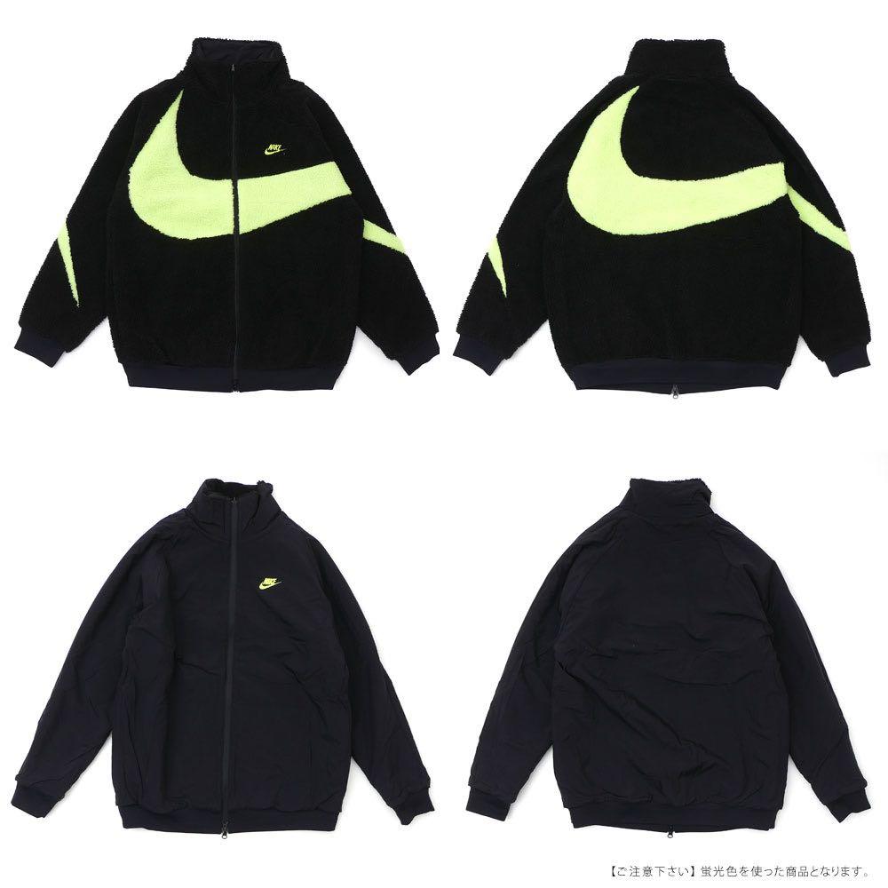 XXL 全新日本購入Nike new big swoosh boa 雙面reversible fleece