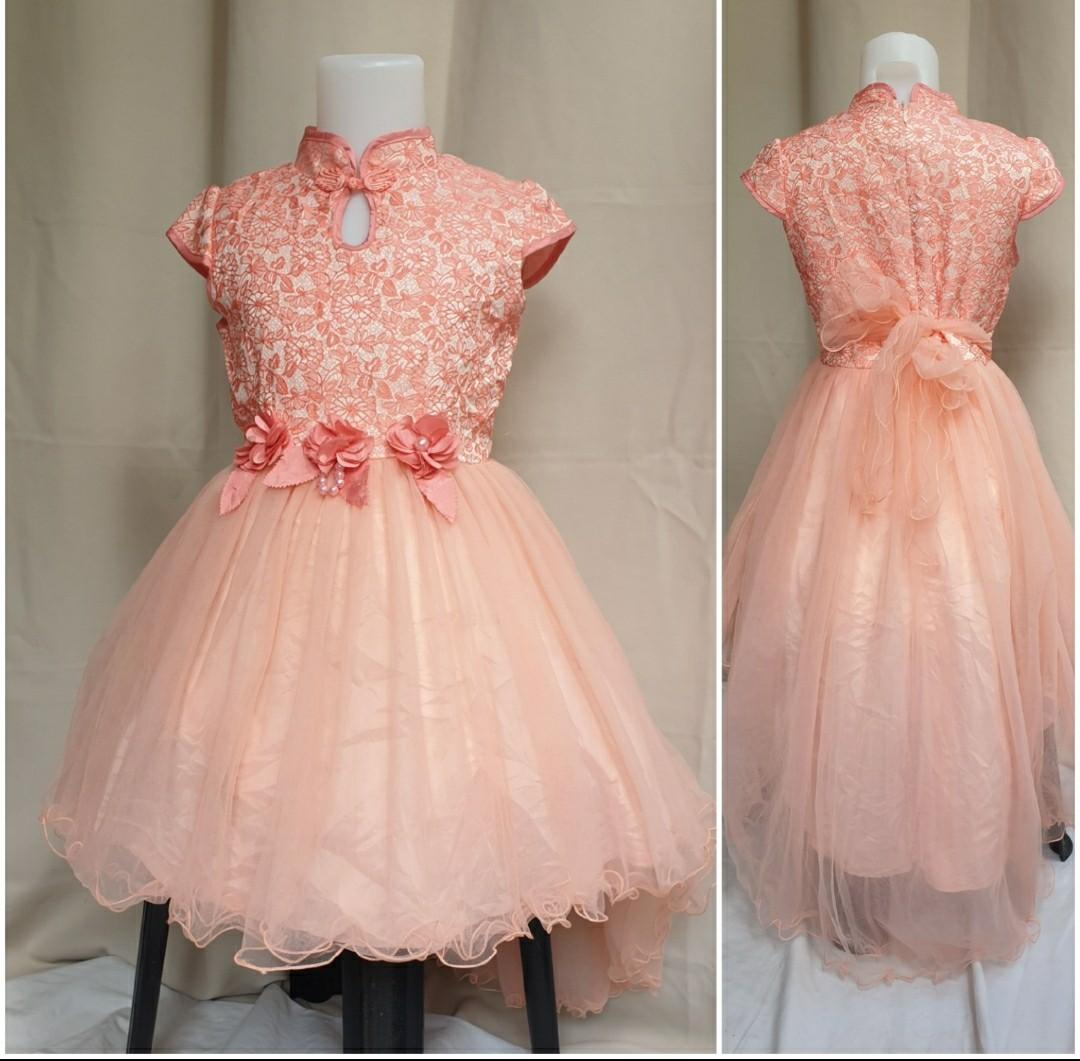 Peach Lily Dress