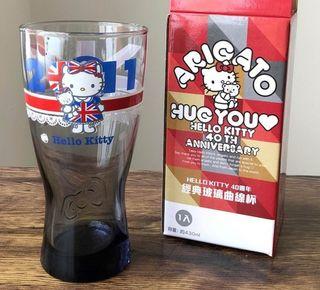 7-11 統一便利商店《HELLO KITTY40週年 經典玻璃曲線杯》