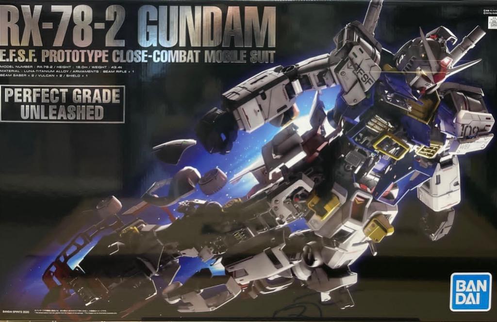 全新行版Bandai 1/60 PG Unleashed RX-78-2 Gundam Perfect Grade 機動