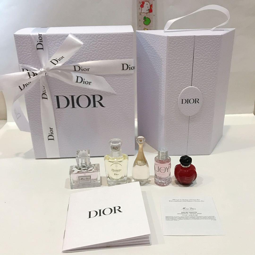 Vintage MISS DIOR Parfum Extrait 18oz Mini Perfume  2oz EDC Gift Box Set  NIB  eBay