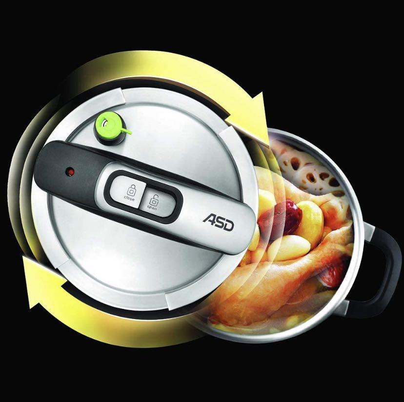 ASD 8L 3Ply Ultra fast Pressure Cooker, TV & Home Appliances, Kitchen