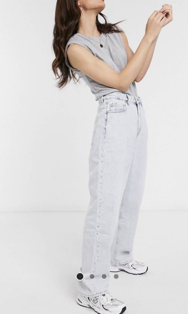 ASOS Design relaxed dad jeans in 