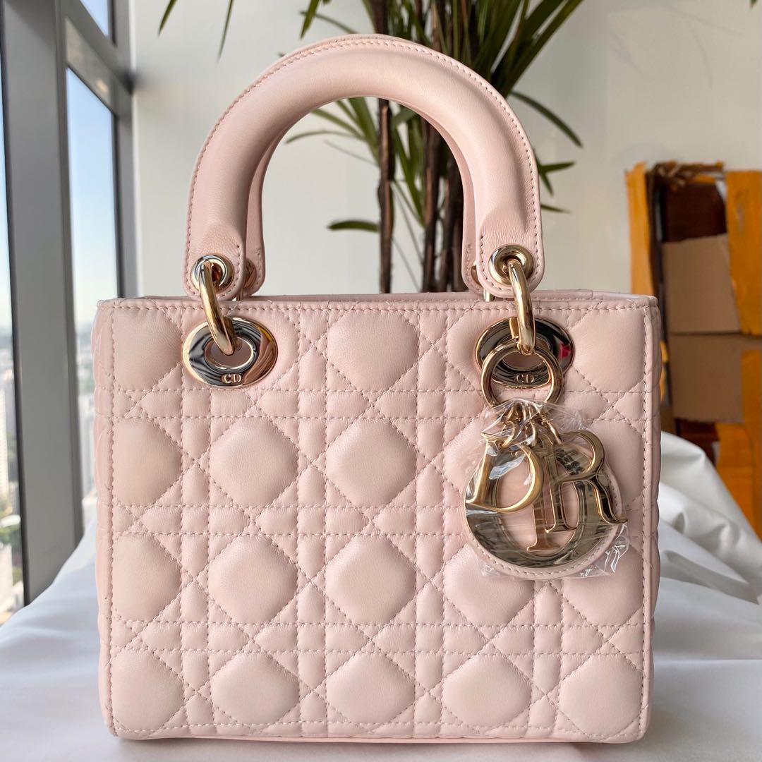 lady dior small pink