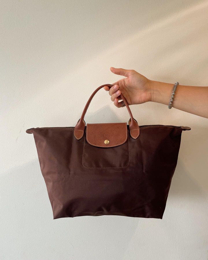 le pliage cuir top handle bolsa l