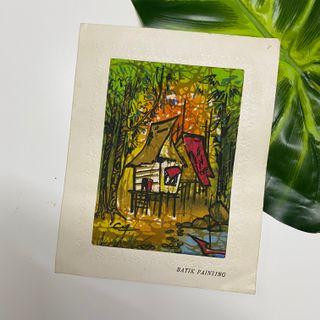 BATIK ART PAINTING POSTER 1972 Calendar Sheets x5, Antiques 