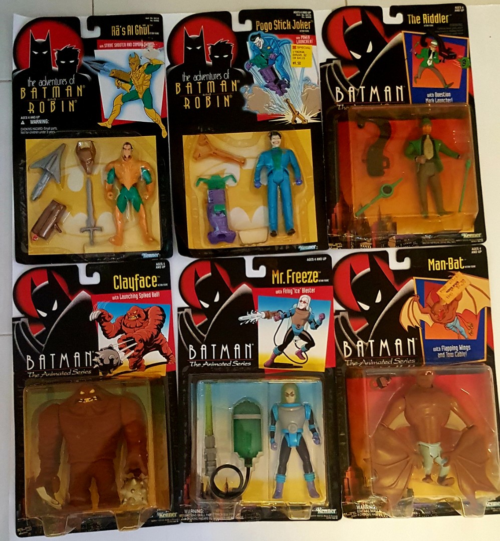 Batman the animated series deals action figures kenner